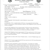 Rebecca Zahau Case File: Volume 1 [of 2], Section 16 [of 43] Crime Scene Report